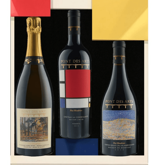 法國珍釀龐狄莎（Pont des Arts）隆重推出全新2019限量版藝術美酒「蒙德里安系列」 - WineNow HK