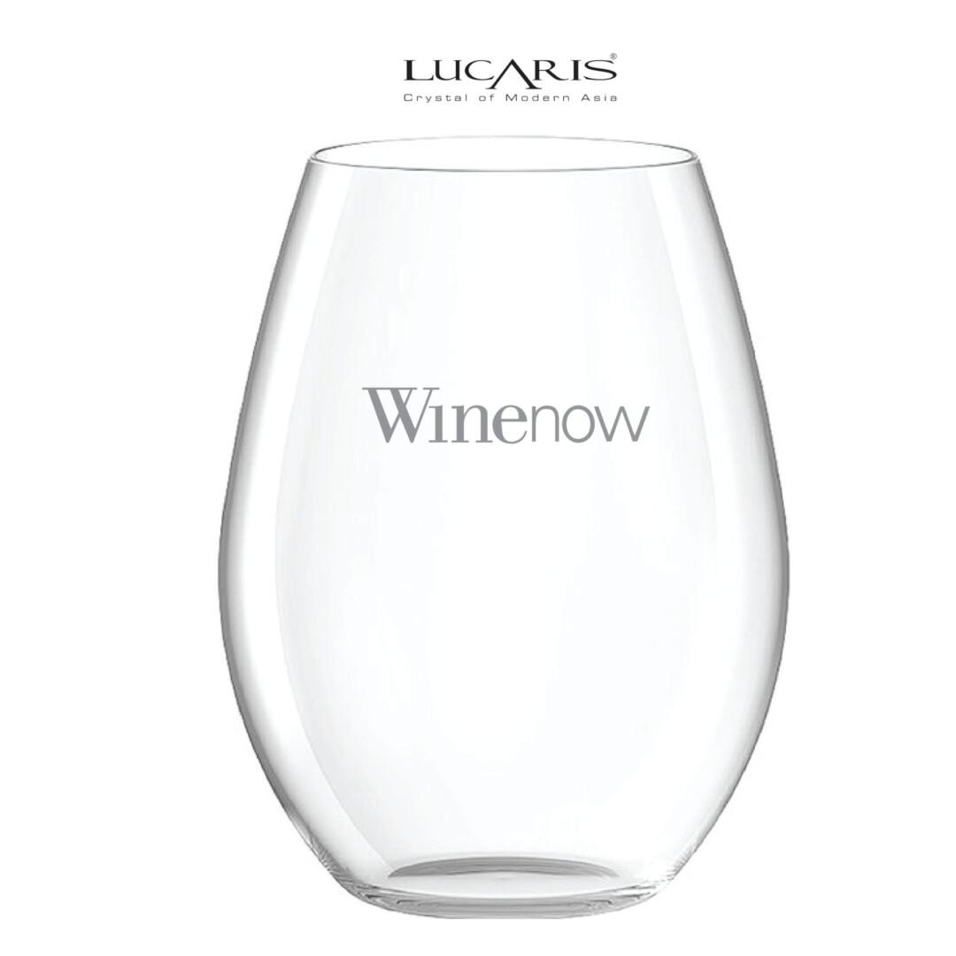 Lucaris Lavish Stemless Crystal Wine Glass 620ml (送獨家斜孭袋) - WineNow HK